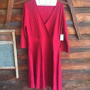 Nine West size L NWT office wear dress